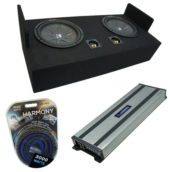 83-12 Ford Ranger Extended Cab Kicker CompR CWR12 Dual 12 Sub Box HA-A1500.1