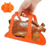 FHBVT Thanksgiving Turkey Lifter Heat Resistant Non Stick Oven Safe Flexible Sling for Lifting Turkey Roast Chicken Safely without Burns Perfect for Holiday Dinners Indoor Cooking BBQ Parties Family