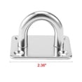 thumbnail image 2 of Placa de ojo de pad de sombra de vela cuadrada de acero inoxidable 316 de 10 mm de grosor para rigging de barco 2 piezas, 2 of 3