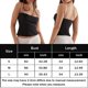 thumbnail image 2 of Parte Superior De La Cosecha Top corto con ribete de encaje para mujer, Top sin espalda con tirantes finos, camiseta, traje de calle Cgtredaw para Mujer Negro T S, 2 of 9
