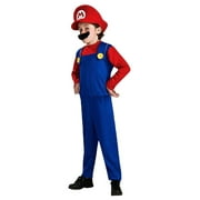 Super Brothers Costume Cosplay Fancy Dress Outfit Halloween Carnival Unisex Mens Women Adult Kids Teens (Size:S)