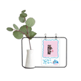 thumbnail image 1 of China Red Education Promotion Professor Jarrones colgantes de vidrio transparente Decoración Botella, 1 of 4