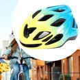 thumbnail image 1 of Casco de bicicleta para niños, transpirable, ajustable y ligero. Casco de ciclismo seguro. Amarillo Azul, 1 of 8