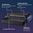 thumbnail image 3 of Switch Ethernet YuanLey de 10 puertos, 8x2,5G y 2x10G RJ45, sin ventilador, 3 of 6