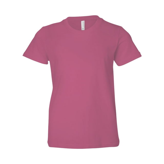 Bella Canvas Jersey Short-Sleeve Tee 3001Y, XL, Berry