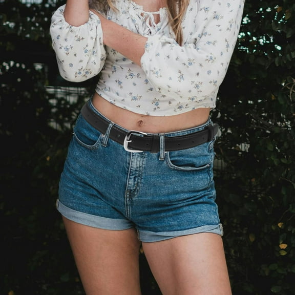 UPKOCH 1Pack Versatile Styling Women Belt in Black Pu Leather for Everyday Use