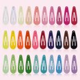 thumbnail image 3 of 120PCS Pince à Cheveux Snap Couleur Unie Mode Non Glisser Cheveux Épingle Barrette de Cheveux, 3 of 10