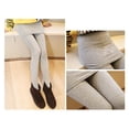 thumbnail image 5 of Himition Women's Two in One Leggings with Attached Mini Skirt Elastic Waistband Casual Skinny Pants (Light Grey), 5 of 5