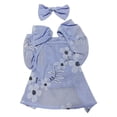 thumbnail image 1 of LYMAYTER Pet Dog Soft Breathable Exquisite Pattern Sleeveless Washable -up Floral Print Dog with -knot, 1 of 7