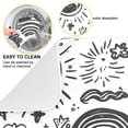 thumbnail image 3 of Yayeee Dish Drying Mat for Kitchen Counter Ultra Absorbent Easy Clean Pad 18x16", Clouds and Suns, 3 of 7