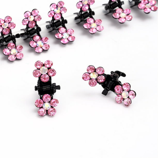 Pinza lateral de diamantes de imitación Pinza de pelo pequeña Pinza de pelo Clip de flequillo simple Clip superior Cabello Wmkox8yii fajkfhkj4233