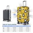 thumbnail image 6 of Haiem Cartoon Bear Yellow Luggage Cover Printed Suitcase Covers for Luggage Elastic Washable Suitcase Protector Fits 18-32 Inch Luggage-Medium, 6 of 9