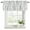 Grey, Sage Green, variant on 2 Pack Valances for Window, Teal Blue Grey Botanical Short Curtains for Kitchen Bedroom Living Room, Spring Floral Summer Farmhouse Rod Pocket Small Window Treatment Valance Drapes 54 x 18 Inch