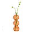 thumbnail image 2 of Simple Bubble Vase Hydroponic Spherical Glass Vase Transparent Color Flower Arrangement Table Decoration Ornaments(Yellow L), 2 of 2