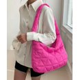 thumbnail image 2 of Kukuzhu Quilted Shoulder Tote Shoulder Bag Women Padding Cotton Down Hobo Bag Large Casual Shopping Bags, 2 of 7