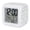 Crisp White, Jet Black, Pearl, Ash, variant on Vintage Beige Botanical Digital Alarm Clock for Bedrooms, Smart LED Alarm Clock with 7 Color Changing Night Light, Farmhouse Summer Floral Silent Wake Up Clocks for Sleep Study Cooking 3.2"x3.2"
