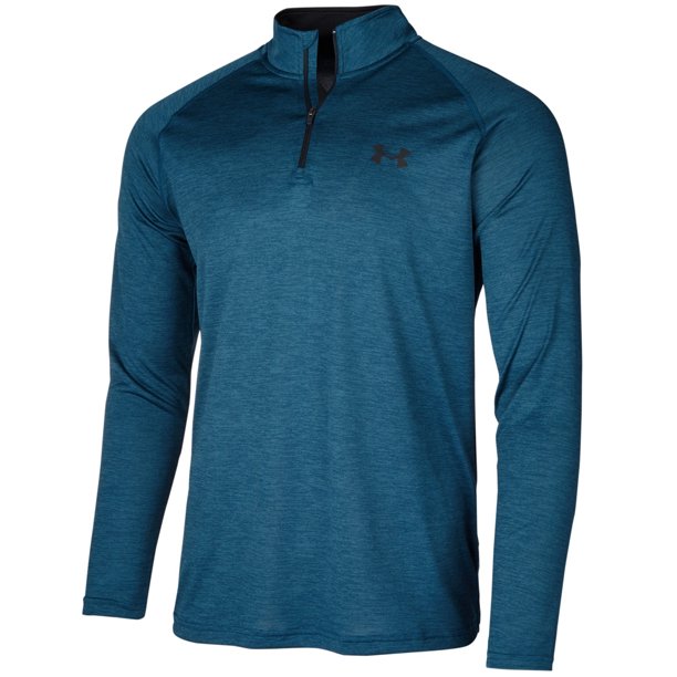 Under Armour - Sudadera técnica para hombre, color azul, pequeña Under Armour Camisa de entrenamiento