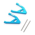 thumbnail image 1 of Ruiboury RCGOFOLLOW 2pcs Aluminum Alloy Enhanced Rear Upper Suspension Arm For 1/16 Rc Rear Upper Suspension Arm SLASH Blue, 1 of 5