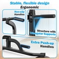 thumbnail image 7 of Evitormill Adjustable Height Pull up Bar Standing, 440 Lbs Power Tower Dip Station, Strength Training Fitness Workout Equipment for Home Gym, 7 of 7