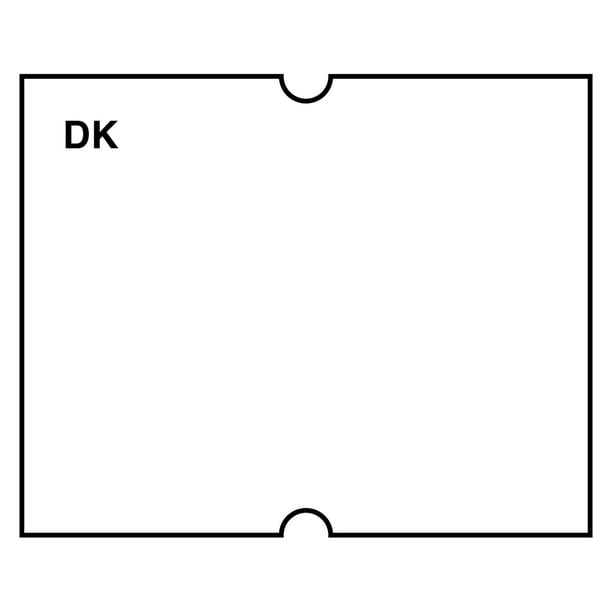 DayMark Date Coder Blank Permanent Label, For DM4 SpeedyMark ...