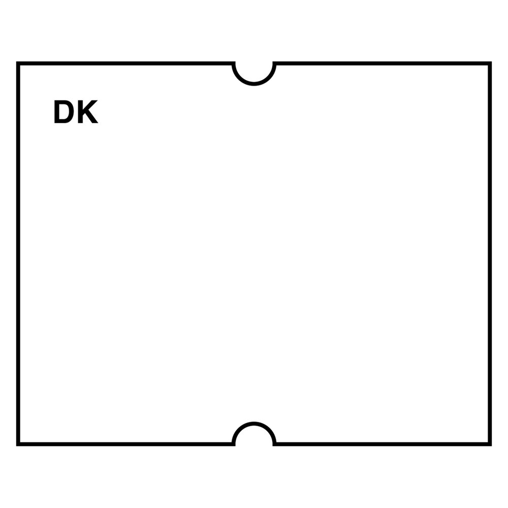 DayMark Date Coder Blank Permanent Label, For DM4 SpeedyMark 20 2-Line Marking Gun, White (6,000 ...