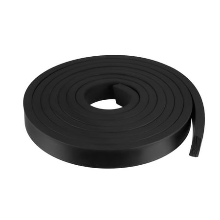 

Solid Rectangle Rubber Seal Strip 25mm Wide 10mm Thick 3 Meters Long Black
