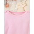 thumbnail image 3 of QJUHUNG 3 Sets Baby‘s Ruffle Decor Long Sleeve Bodysuit & Casual Pants  Toddler & Infant Girl‘s Clothing Set For Spring Fall, 3 of 7