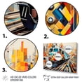 thumbnail image 3 of Designart "modern Train Geometric Express II" Transportation Floater Framed Canvas Art Print, 3 of 7