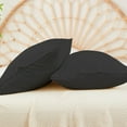 thumbnail image 5 of Gogreen Cooling Pillow Cases (Set of 2) for Hot Sleepers & Night Sweats, Rayon Derived from Bamboo Pillow Case, Breathable and Silky Soft Envelope Pillowcases (Black, Queen 20"x30"), 5 of 7