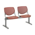 thumbnail image 3 of KFI Studios KOOL 2 Seat Reception Bench, Coral, 3 of 3