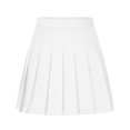thumbnail image 2 of Aloohaidyvio Womens Casual Mini Stretch Waist Flared Plain Pleated Skirts, 2 of 6
