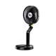 thumbnail image 3 of Ventilador de mesa Zulema con iluminación LED recargable portátil plegable Negro, 3 of 8
