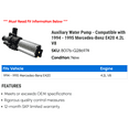 thumbnail image 2 of Auxiliary Water Pump - Compatible with 1994 - 1995 Mercedes-Benz E420 4.2L V8, 2 of 2