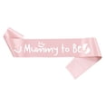 thumbnail image 2 of Inteprter Idea de regalo Faja de satén para fiesta de bodas Suave de usar Ser faja de satén Novia para ser equipo Diviértete Kits de decoración para fiestas rosa blanco, tipo 4 30 pulgadas, 2 of 6