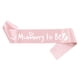 thumbnail image 1 of Matsuzay Faja de satén para novia fácil de limpiar para fiesta, decoración atractiva, regalo, faja de satén suave de llevar Kits de decoración para fiestas rosa blanco, tipo 4 30 pulgadas, 1 of 6