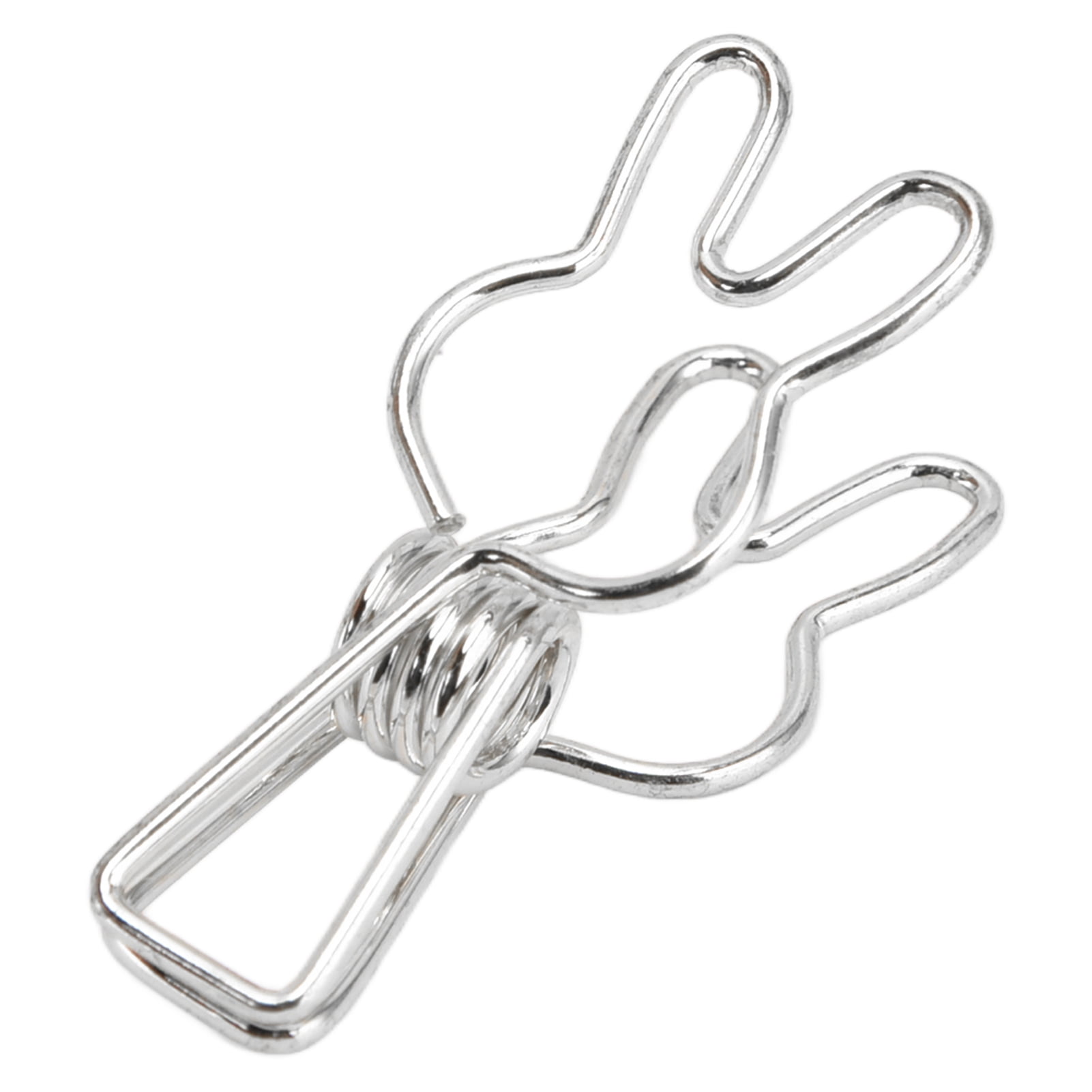 Paper Binder, Metal Binder High Tension Simple For Documents For Clothes For Tickets Silver