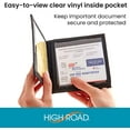 thumbnail image 4 of High Road Car Registration and Insurance Card Holder for Sun Visor, Glove Box or Console, 4 of 6