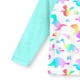 thumbnail image 5 of Odeerbi 8-15 Años Niñas Verano 2 Piezas Upf 50 + Manga Larga Rash Guard Conjunto Lindo Impresión Rápido Seco Surf Traje de Baño Con Pantalones Cortos, 5 of 6