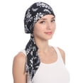 thumbnail image 4 of Kiplyki Women India Beading Muslim Stretch Turban Hat Hair Tail Head Scarf Wrap, 4 of 4