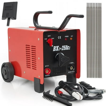 Ktaxon 110V / 220V Dual Mode Welding Machine, Portable 250Amp ARC Stick Electrode Welder, Feed Fan Automatic Cool, for Welding Stainless Steel, Mild Steel & Iron, Perfect for Industry (Best Welder For Stainless Steel)