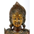 thumbnail image 4 of 30" Namaste (Welcome) Lady Brass Sculpture | Handmade | Made in India, 4 of 4