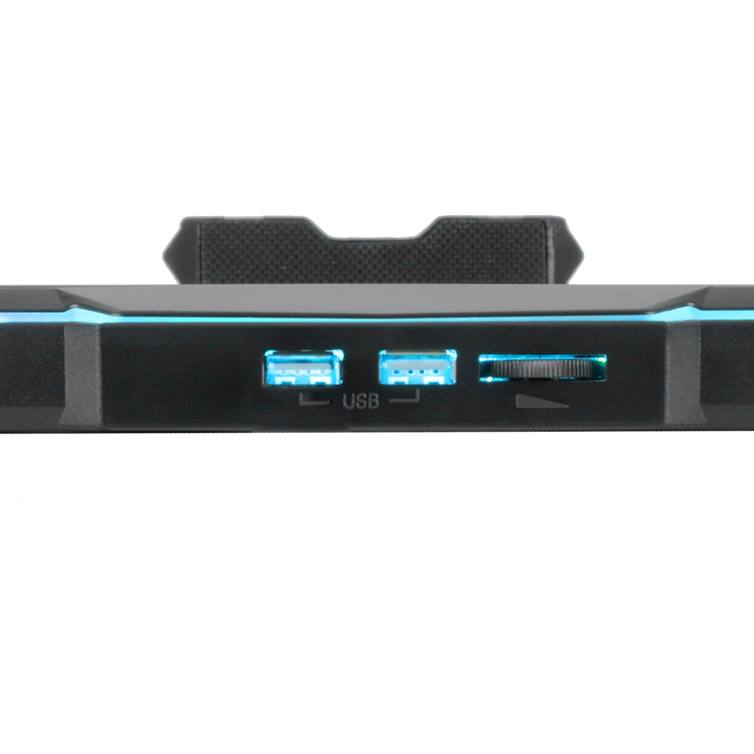 ENHANCE Infiltrate 3 RGB Gaming Laptop Cooler - 8 Fans, Adjustable, USB Hub for 13-17.3" Laptops