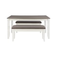 thumbnail image 1 of Jane Farmhouse 60" Dining Table, Vanilla White wit, 1 of 4
