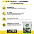 thumbnail image 3 of Harris All Purpose Premium Potting Soil Mix with Worm Castings and Other Nutrients, 4 Quarts, 3 of 7