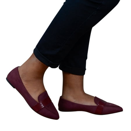 Mepaouo Womens Mesh Flats Shoes Zero Drop Walking Casual Shoes Lightweight Dress Loafers