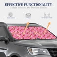 thumbnail image 4 of Saiise Strawberry Cake for Foldable Car Sun Shades (2-Pack) Offer Sun Protection with an Easy-fold Design for Convenient Windshield Shading-Large, 4 of 6
