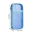 thumbnail image 3 of QuanTara Large Capacity Mesh Pencil Case, Transparent Zippered Pen Pouch, Multipurpose Stationery Bag for Office Organizer, Makeup & Coins (9"), 3 of 6