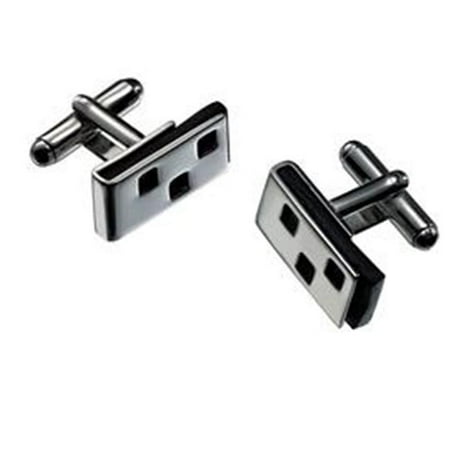 Visol VCUFF606 Intrigue Stainless Steel Cufflinks