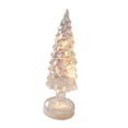thumbnail image 4 of Lámpara de noche de árbol de Navidad artificial de mesa iluminada con decoración navideña ligera S Blanco, 4 of 9