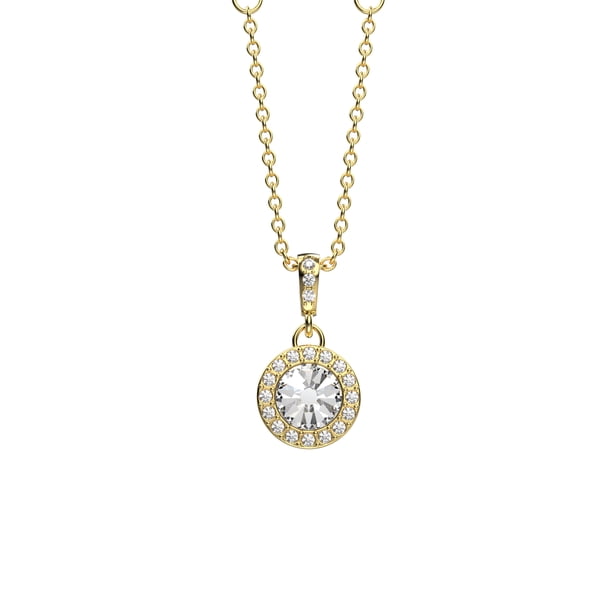 Collar para Mujer con Cristal Fino Swarovski Rosetti– Bañado en Oro 14k- Collar Elegante y Brillante-Collares de Mujer de Moda- Joyería para Mujer de Moda- Regalo especial Ortiz Espinosa Temporada